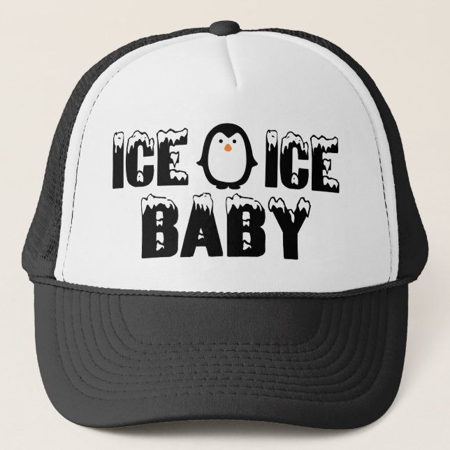 Gorra De Camionero Bebé del hielo del hielo (Anverso)