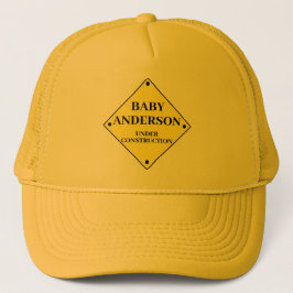 Gorra De Camionero "Bebé en construcción"
