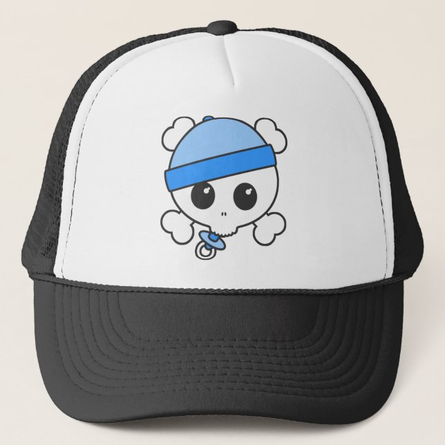 Gorra De Camionero Bebé Skully (Anverso)