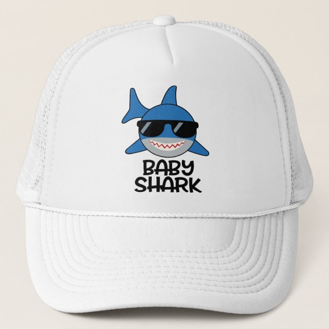 Gorra De Camionero Bebé tiburón (Anverso)