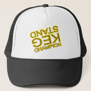 Gorra De Camionero Bebedor de cerveza divertido del campeón del