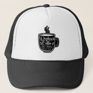 Gorra De Camionero Beber Café Y Pensar En Adictos Al Cumpleaños Guay