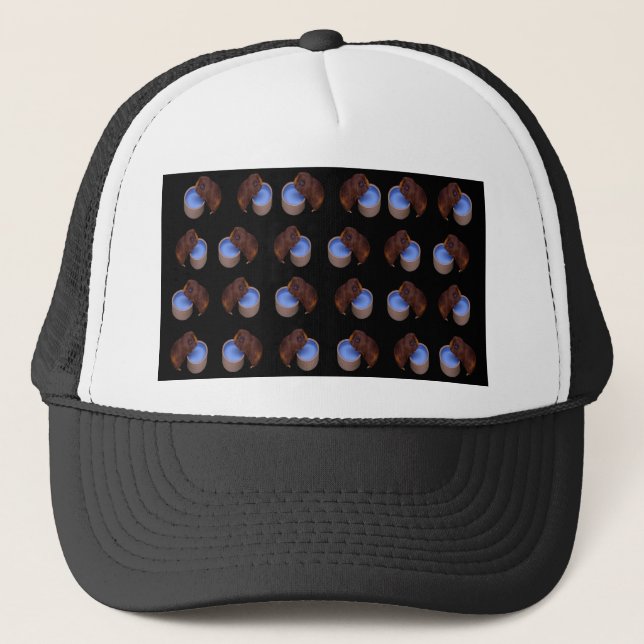 Gorra De Camionero Bebida de cerdo guineano, (Anverso)