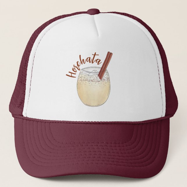 Gorra De Camionero Bebida española mexicana Horchata Orxata (Anverso)