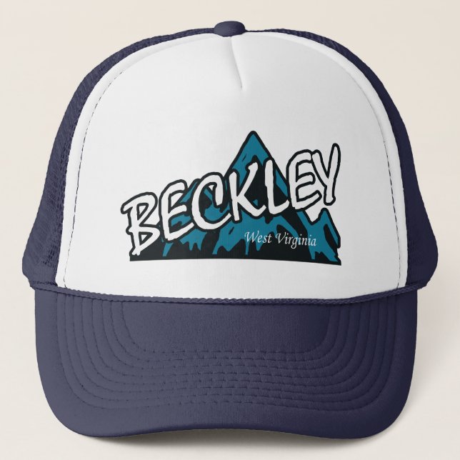 Gorra De Camionero Beckley West Virginia Mountains (Anverso)