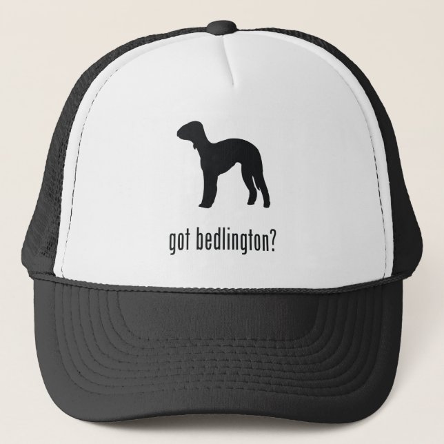 Gorra De Camionero Bedlington Terrier (Anverso)