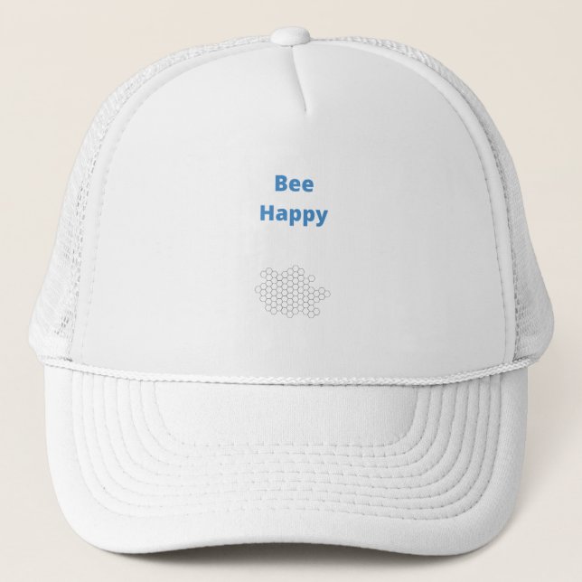 Gorra De Camionero Bee Happy - Bee (Anverso)