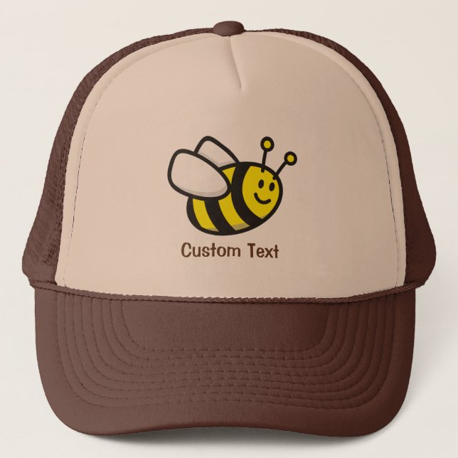 Gorra De Camionero Bee Personalizado Trucker Hat (Anverso)