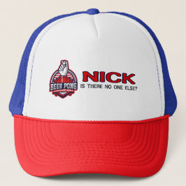 Gorra De Camionero Beer Pong Champ - ¿No hay nadie más?