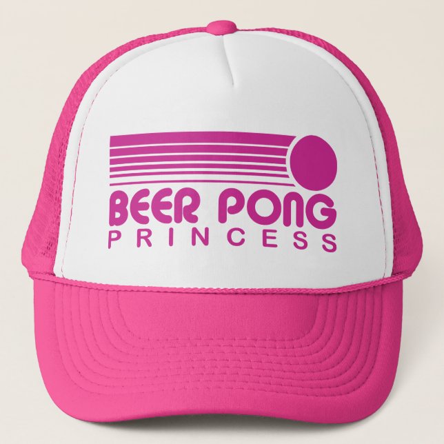 Gorra De Camionero Beer Pong Princess (Anverso)