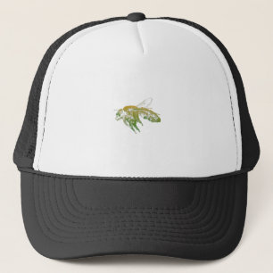 Gorra De Camionero Beige de abeja de insectos
