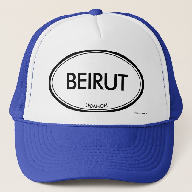 Gorra De Camionero Beirut, Líbano (Anverso)