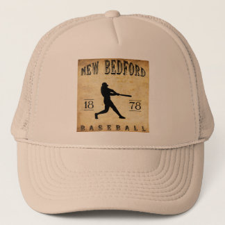 Gorra De Camionero Béisbol 1878 de New Bedford Massachusetts