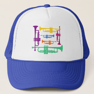 Gorra De Camionero Béisbol multiolor de música de trompetas