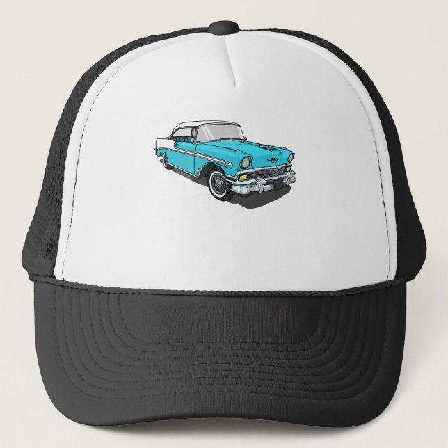 Gorra De Camionero Bel Air de Chevy - azul (Anverso)