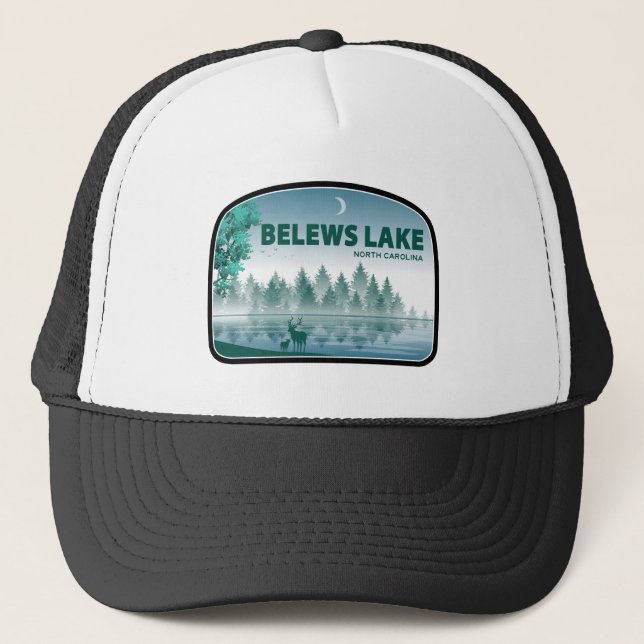 Gorra De Camionero Belews Lake North Carolina Deer (Anverso)