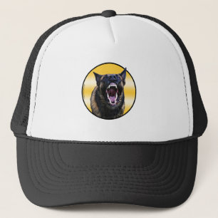 Gorra De Camionero Belga de descortezamiento Malinois "Maligator "