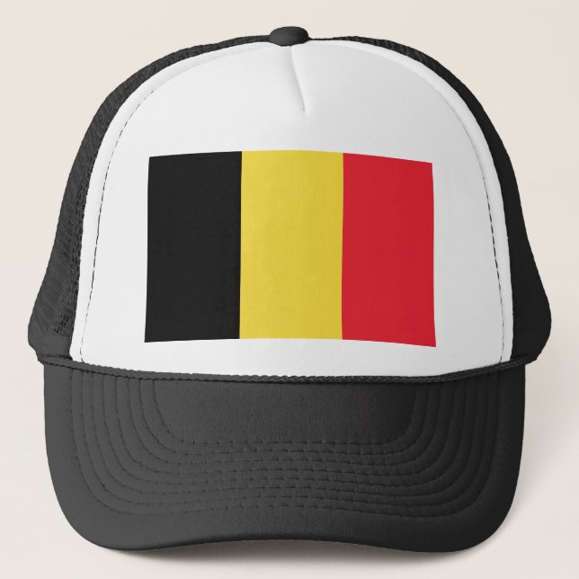 Gorra De Camionero Belgien - Belgique - België - Bandera de Bélgica (Anverso)