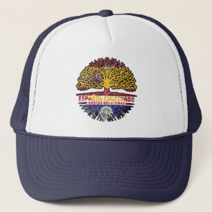 Gorra De Camionero Belice Belice España España Árbol de raíces bander