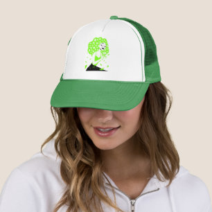 Gorra De Camionero Bella dama con rosas