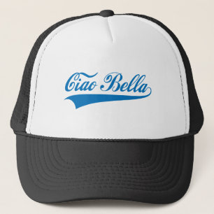 Gorra De Camionero bella del ciao, saludo italiano, diseño del texto