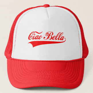 Gorra De Camionero bella del ciao, saludo italiano, diseño del texto