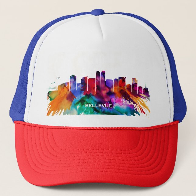 Gorra De Camionero Bellevue Skyline (Anverso)