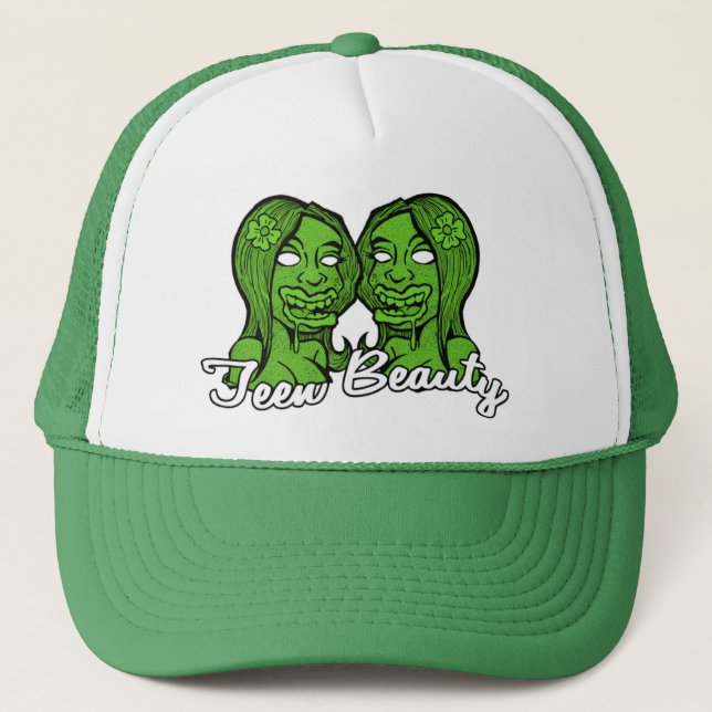 Gorra De Camionero Belleza adolescente (Anverso)