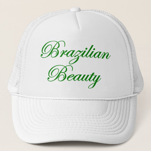 Gorra De Camionero Belleza brasileña (Anverso)