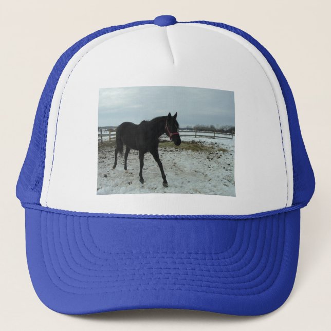 Gorra De Camionero Belleza de Black Stallion (Anverso)