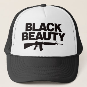 Gorra De Camionero Belleza negra AR - negro