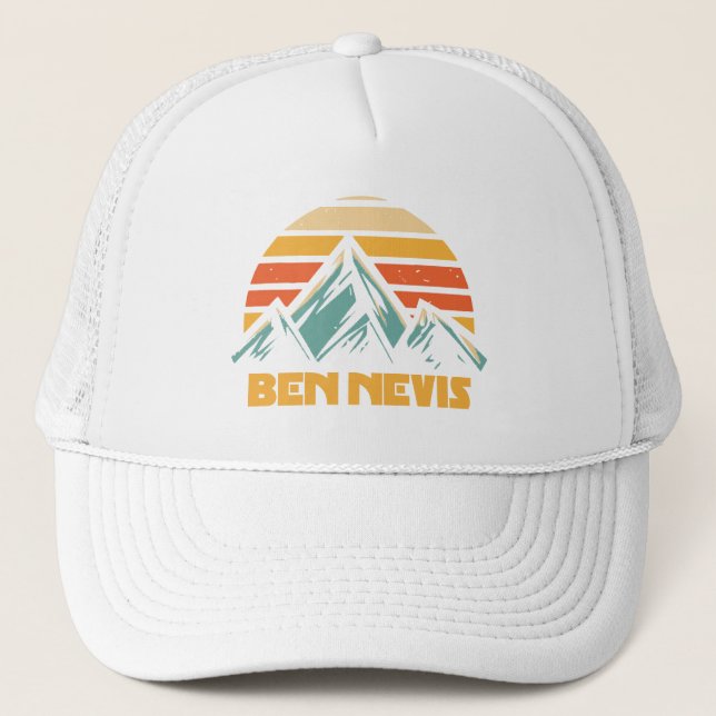 Gorra De Camionero Ben Nevis Retro Turquesa (Anverso)