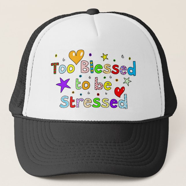 Gorra De Camionero Bendecido también para ser subrayado (Anverso)
