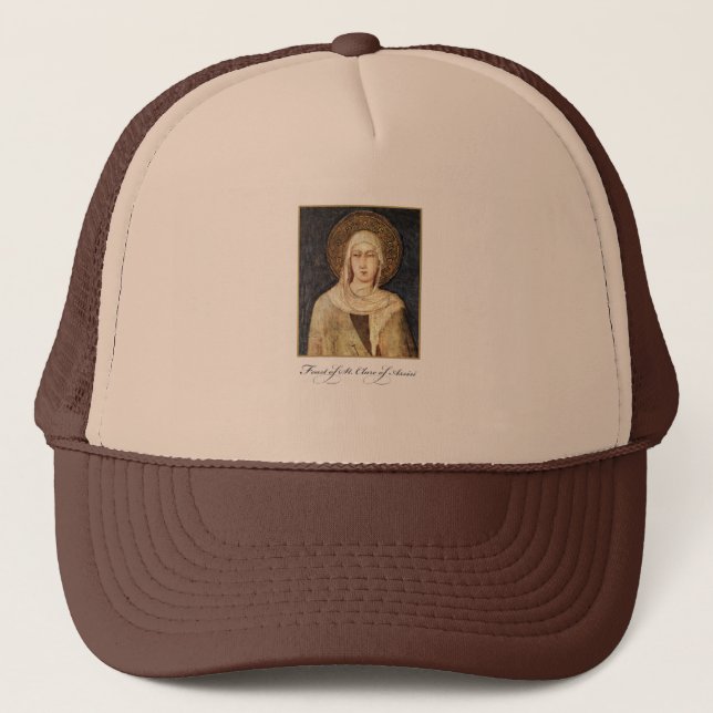 Gorra De Camionero Bendiciones del Día de la Fiesta de Sta. Clara de  (Anverso)