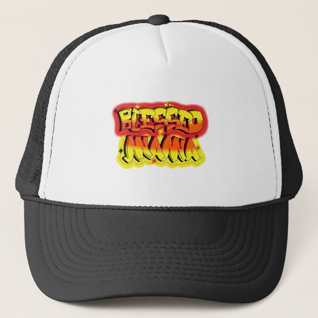 Gorra De Camionero Bendita mamá (Anverso)
