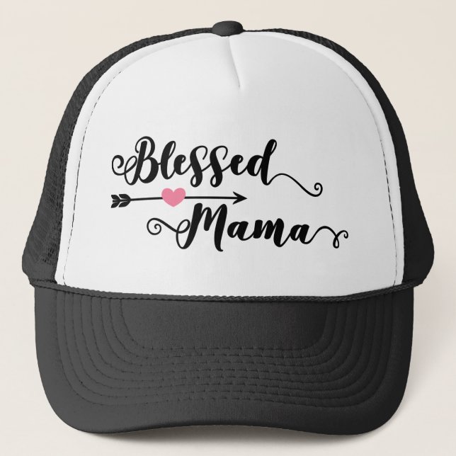 Gorra De Camionero Bendita mamá (Anverso)