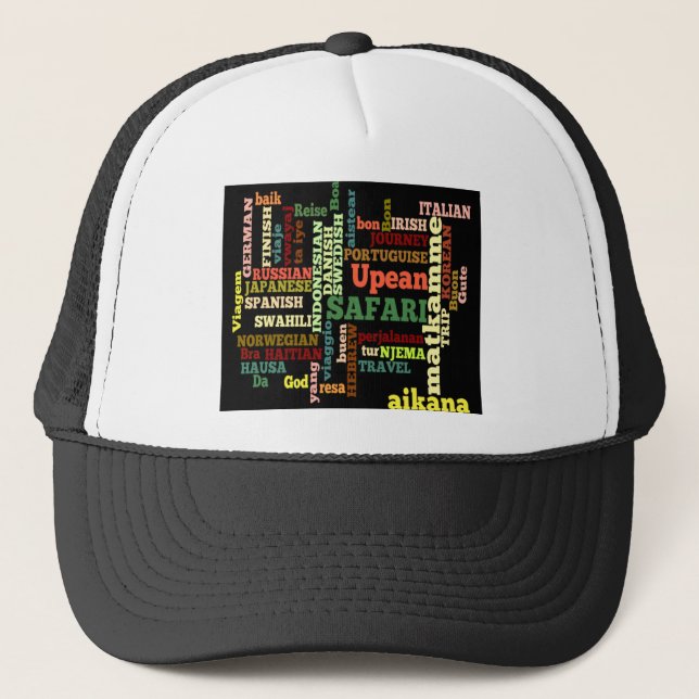 Gorra De Camionero Beneficencia de viaje internacional (Anverso)