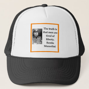 Gorra De Camionero Benito Mussolini