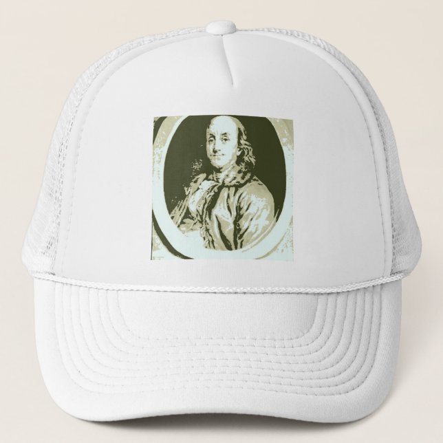 Gorra De Camionero Benjamin Franklin (Anverso)