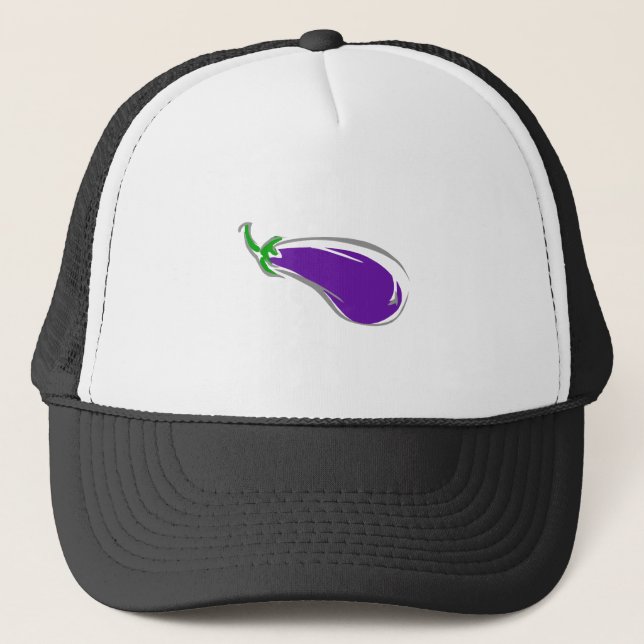 Gorra De Camionero Berenjena (Anverso)
