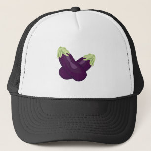 Gorra De Camionero Berenjena