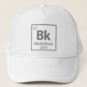 Gorra De Camionero Berkelium - Tabla periódica de ciencias de Berkele