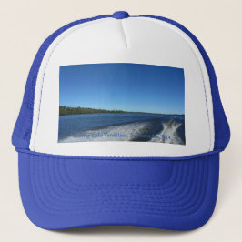 Gorra De Camionero ¡Bermellón del lago boating!  ¡Manganeso