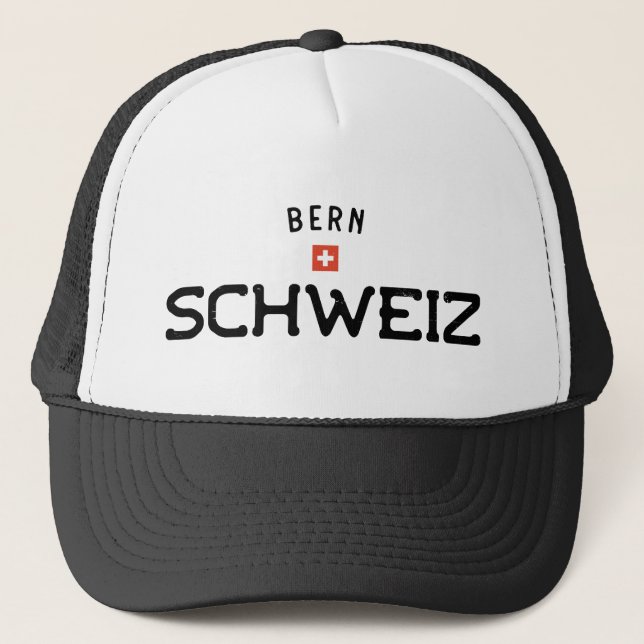 Gorra De Camionero Bern Schweiz (Suiza) con problemas (Anverso)