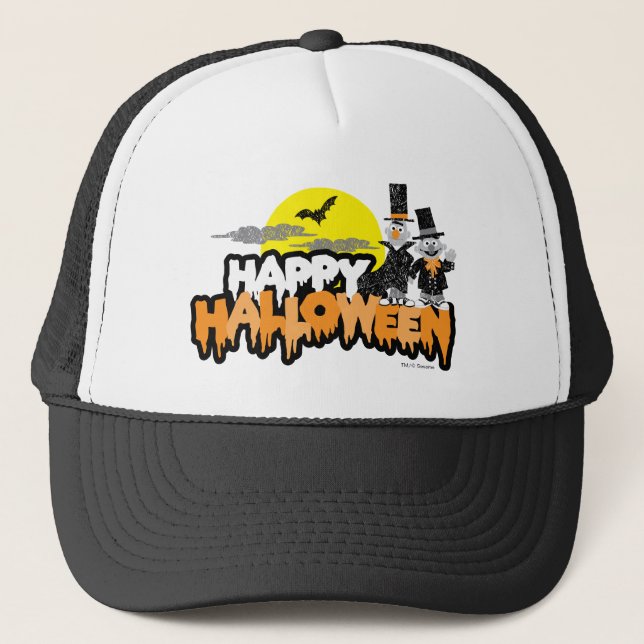 Gorra De Camionero Bert y Ernie | Feliz Halloween (Anverso)