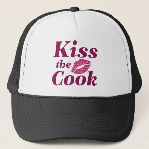 Gorra De Camionero Besa Al Cocinero