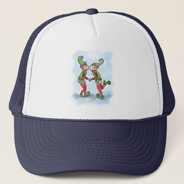 Gorra De Camionero Besada de los elfos feriales (Anverso)
