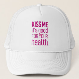 Gorra De Camionero Bésame que es bueno para tu salud
