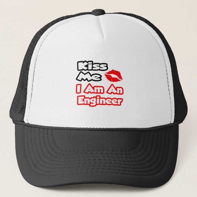 Gorra De Camionero Bésame.. Soy Ingeniero. (Anverso)