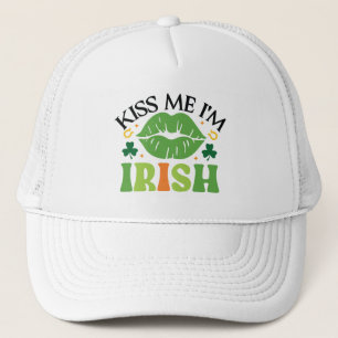 Gorra De Camionero Bésame Soy Irlandés